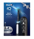 Oral-B iO3, cepillo eléctrico negro, con funda de viaje, 2 recambios, Ultimate Clean