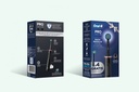 Oral-B Pro series 3, cepillo eléctrico negro, pack regalo 4 recambios Cross Action
