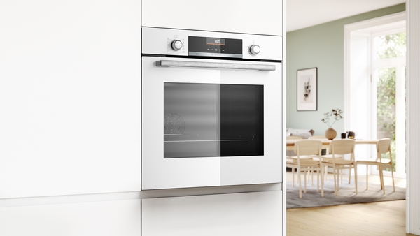 Bosch HBG536EW3, horno convencional, blanco, serie 6, clase A+