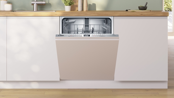 Bosch SMV4HAX19E, lavavajillas integrable, 60cm, Silence Plus, ActiveWater, serie 4, blanco, claseD