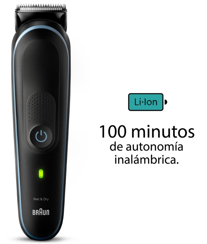 Braun MGK5411, afeitadora multifunción, 9 en 1, series 5, negra