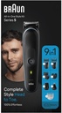 Braun MGK5411, afeitadora multifunción, 9 en 1, 100% resistente al agua, series 5, negra