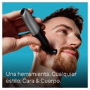 Braun XT 5100, afeitadora y recortadora, face & body, 5 posiciones, resistente al agua, serie X, color negro