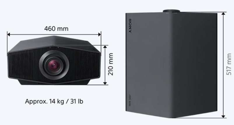 PROYECTOR SONY VPLXW7000 LASER 4K SXRD 3200 LUMENES