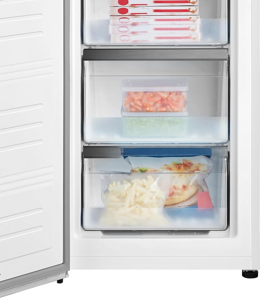 Hisense FV354N4BWE, congelador de 1 puerta, Metal Cooling, Multi-Air Flow, Micro Vents Cooling, blanco, clase E