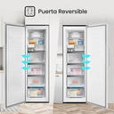 Hisense FV354N4BWE, congelador de 1 puerta, Metal Cooling, Multi-Air Flow, Micro Vents Cooling, blanco, clase E