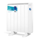 Orbegozo RRW 1000, emisor térmico, 1000w, Wi-Fi, de 7ºC a 35ºC, 6 elementos, blanco