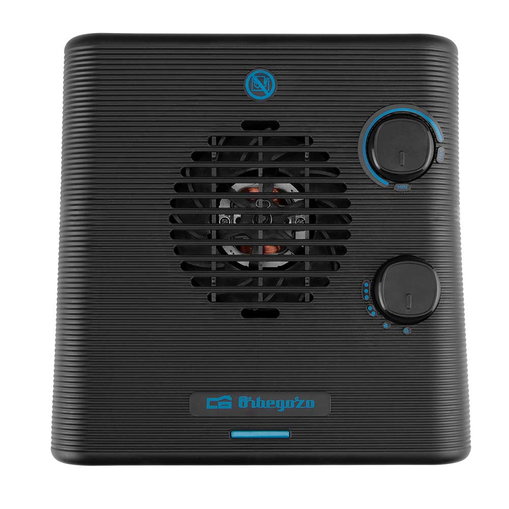 Orbegozo FH 5043, calefactor termoventilador, 2200w, dos niveles de calor (1100 y 2200w)