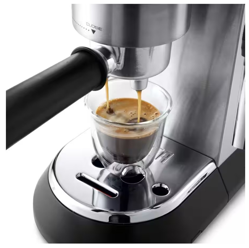 DeLonghi EC685.M, cafetera de bomba tradicional, Thermoblock, 2 tazas, color inox