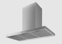 Teka DSH 986, campana extractora decorativa, 4 velocidades, temporizador, color inox, clase A