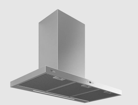 Teka DSH 986, campana extractora decorativa, 4 velocidades, temporizador, color inox, clase A