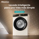 Hisense WF3S1043BW3, lavadora carga frontal, 10,5kg, 1400rpm, blanco, clase A -20%
