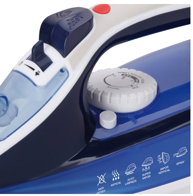 Jata PL618, plancha de vapor, 2600w, antigoteo, autolimpieza