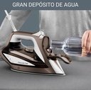 Rowenta DW5205D1, plancha de vapor Focus Excel, 2600w, color marrón