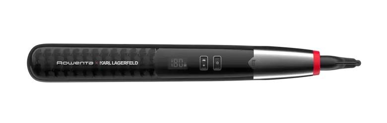 Rowenta SF466LF0, plancha de pelo, cepillo integrado removible, revestimiento Keratin & Glow