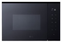LG MGBZ2593F, microondas con grill integrable, 900W, 8 niveles, 25l, cristal negro