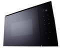 LG MGBZ2593F, microondas con grill integrable, 900W, 8 niveles, 25l, cristal negro