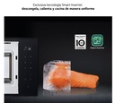 LG MGBZ2593F, microondas con grill integrable, 900W, 8 niveles, 25l, cristal negro