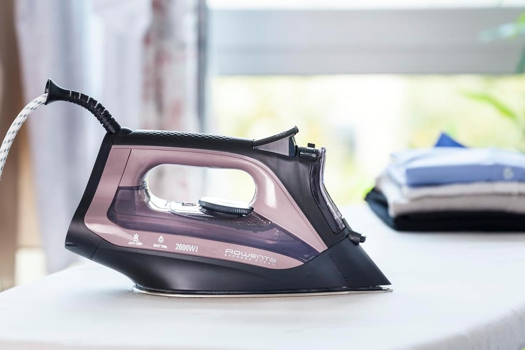 Rowenta DW4345D1, planchas de vapor Express Steam Iron, 2600w, Microsteam, color lila