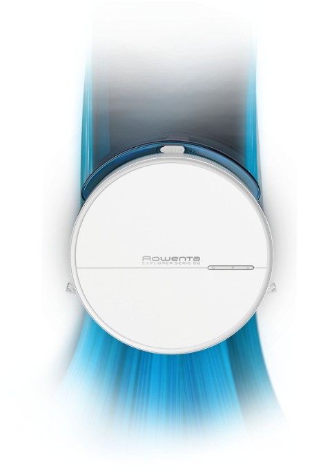 Rowenta RR7427, robot aspirador, 90min, silencioso, color blanco [Liquidación]