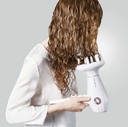 Rowenta CV6135F0, secador de pelo, 1800w, 3D Volume Booster, 3 temperaturas, 2 velocidades, difusor, color blanco y granate