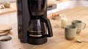 Bosch TKA2M113 Cafetera de Goteo, Jarra de Cristal Ergonómica, Depósito de Agua Extraible, Filtro Extraible