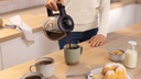 Bosch TKA2M113 Cafetera de Goteo, Jarra de Cristal Ergonómica, Depósito de Agua Extraible, Filtro Extraible