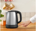Moulinex BY550D10, hervidor de agua, 1,7l, 2400w, base giratoria 360º, color inox