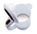 Jata HA547, hervidor de agua, 0,5l, visor de agua, tapa abatible, color blanco