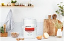 Moulinex AD560120, picadora 1, 2, 3, 800w, cuchilla doble, color blanco y rojo