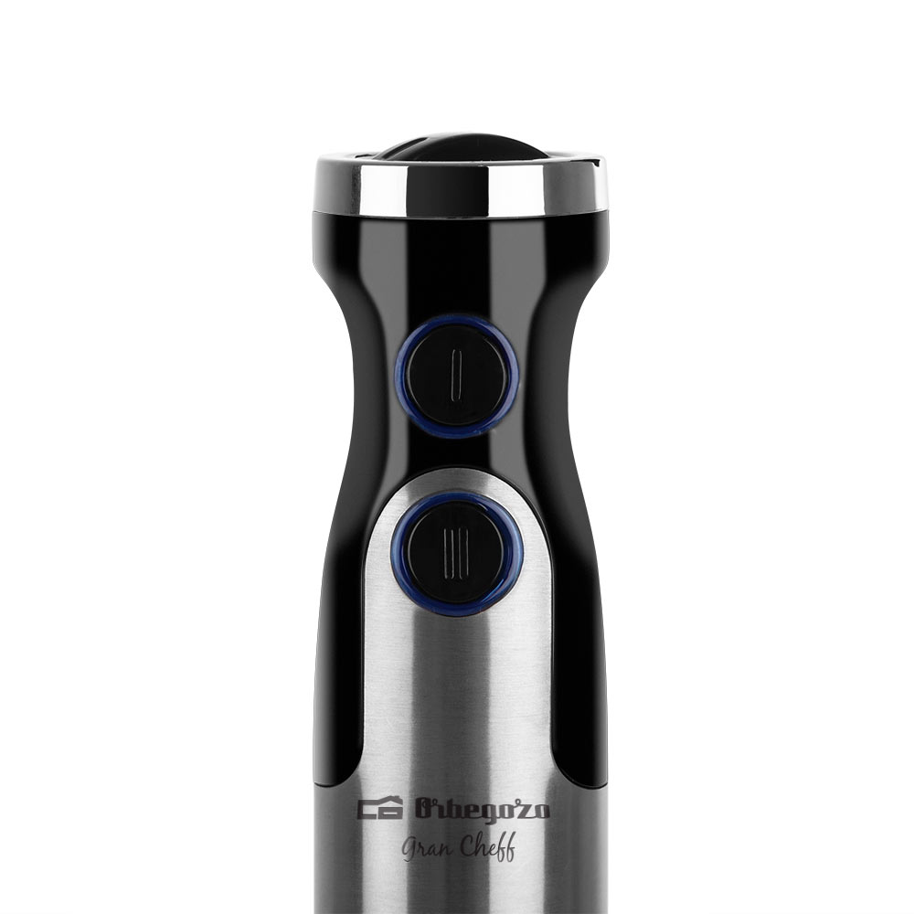 Orbegozo BT 2710, batidora de mano, 1200w, función turbo, color negro