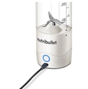 Nutribullet NBP003W, batidora de vaso portátil, carga USB-C, 475ml, 2000mAh, color blanco