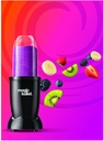 Nutribullet MBR06B, batidora personal,  Magic Bullet, tritán, sin BPA, 6 piezas, 200w, 0,50l o 0,30l, negro
