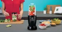 Nutribullet MBR06B, batidora personal,  Magic Bullet, tritán, sin BPA, 6 piezas, 200w, 0,50l o 0,30l, negro