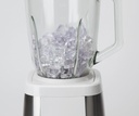 Jata BT797, batidora de vaso de cristal BT797, 1.300 W de potencia y cuchilla dentada apta para picar hielo