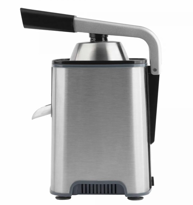 Jata JEEX1155, exprimidor inox con brazo, motor profesional, 600w, sistema antigoteo
