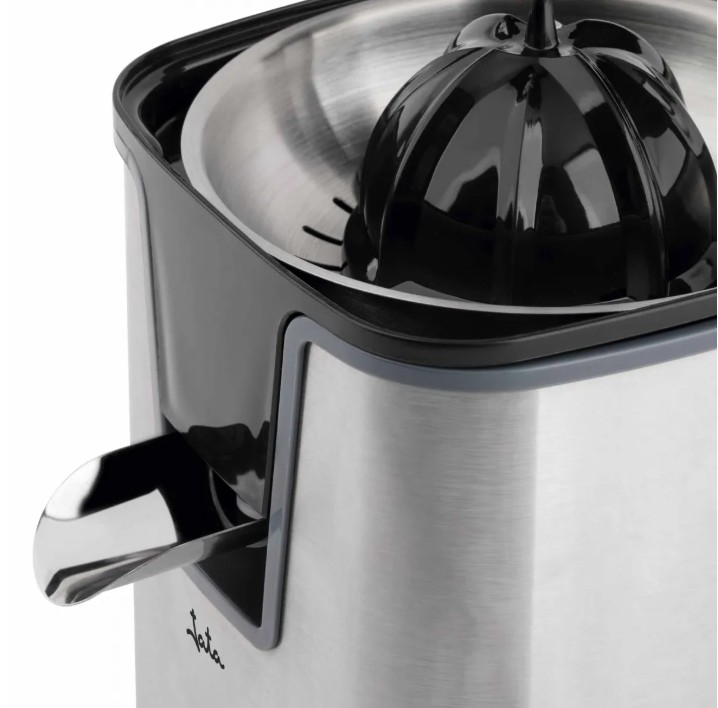 Jata JEEX1155, exprimidor inox con brazo, motor profesional, 600w, sistema antigoteo
