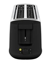Moulinex LS342D10, tostadora, 2 ranuras largas, 7 niveles de tostado, descongela, recalienta, función ECO, exterior acero inoxidable, bandeja recogemigas extraíble, palanca elevadora, negro