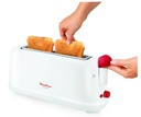 Moulinex LS160111, tostador, 1 ranura larga, bandeja recoge migas, 7 niveles, blanco