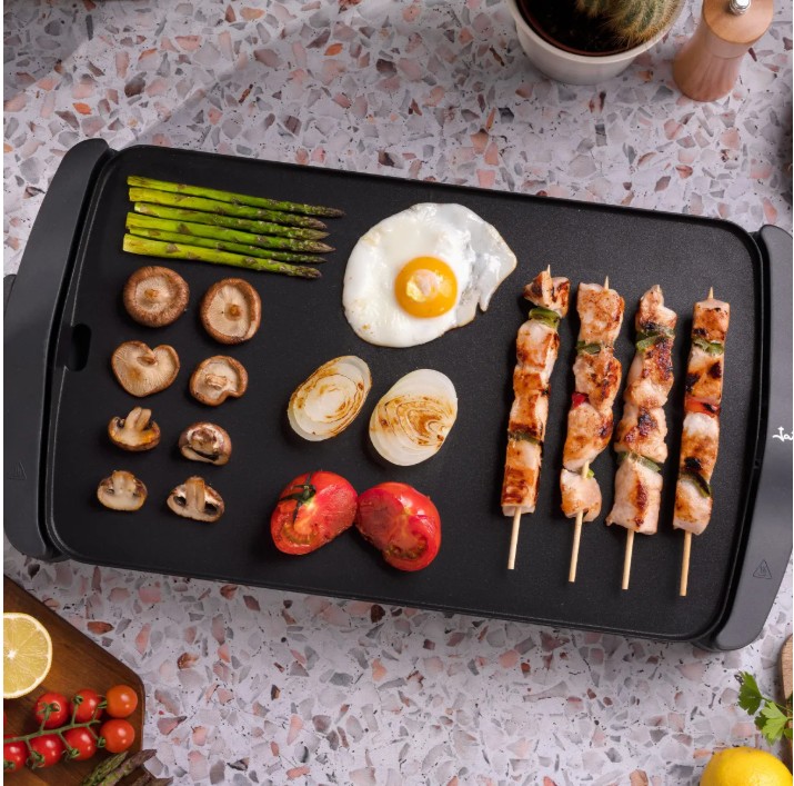 Jata GR555A, plancha de asar, antiadherente, resistencia al rayado, 2500w, 46x28cm
