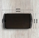 Jata GR555A, plancha de asar, antiadherente, resistencia al rayado, 2500w, 46x28cm