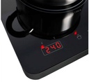 Jata JEVI1460, placa de inducción portátil, dos fuegos de 18,5cm, control táctil, 3500w, temperatura: 60-240ºC