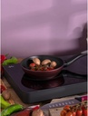 Jata JEVI1460, placa de inducción portátil, dos fuegos de 18,5cm, control táctil, 3500w, temperatura: 60-240ºC