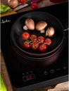 Jata JEVI1460, placa de inducción portátil, dos fuegos de 18,5cm, control táctil, 3500w, temperatura: 60-240ºC