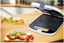 Jata SW551, sandwichera, 4 sandwiches, 1400w, tostado rápido y uniforme, blanco