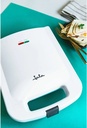 Jata SW551, sandwichera, 4 sandwiches, 1400w, tostado rápido y uniforme, blanco