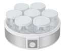 Jata JEYG2266, yogurtera, 7 yogures a la vez, 24x12,5cm, color blanco