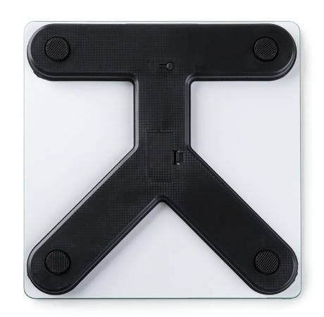 Jata HBAS1490, báscula de baño digital, Batería recargable USB, capacidad 180kg, 4 sensores