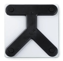 Jata HBAS1490, báscula de baño digital, Batería recargable USB, capacidad 180kg, 4 sensores