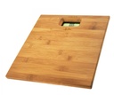 Jata 489, báscula de bambú, visor LCD, capacidad 150kg, 4 sensores
